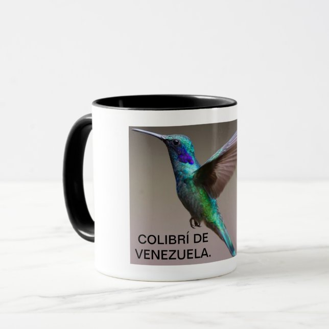 TAZA COLIBRÍ DE VENEZUELA. MUGG (Framsida vänster)