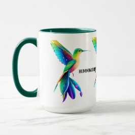 taza colibri multicolor mugg