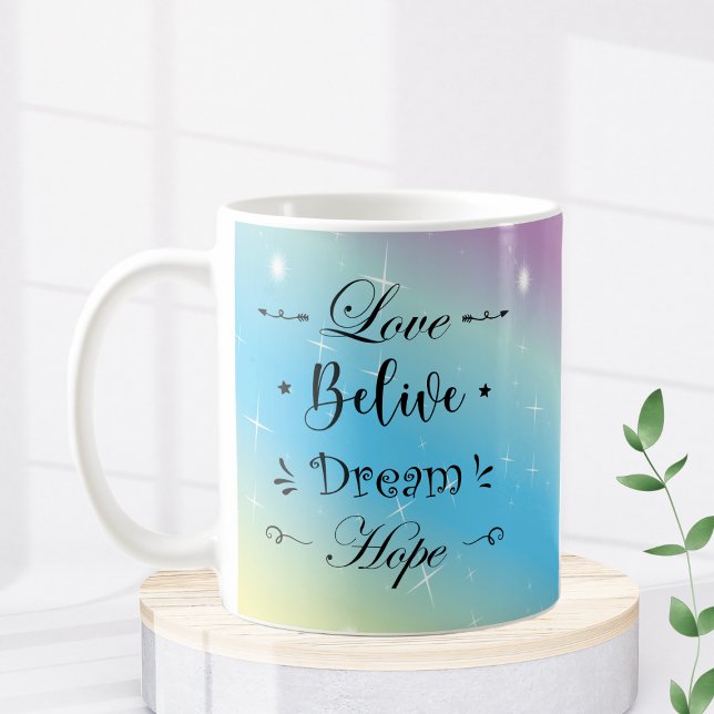 Taza colores y motivacion kaffemugg (Taza con frase motivacion con colores aesthetic)