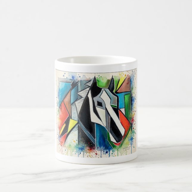 Taza con Arte Adstrato Kaffemugg (Center)