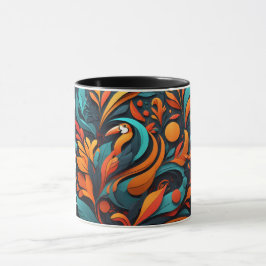 Taza con Arte Simbólico de Biodiversidad Mugg