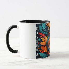 Taza con Arte Simbólico de Biodiversidad Mugg