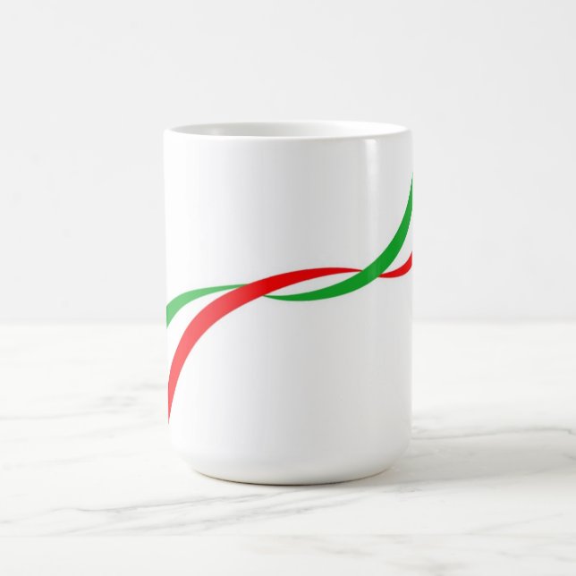 Taza con bandera italiana kaffemugg (Center)