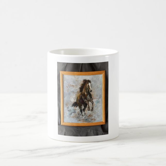 Taza con Caballo Arte Ecuestre Kaffemugg (Center)