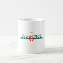 Taza con hermosa decoracion de navidad magisk mugg