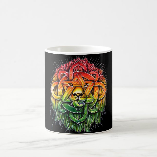Taza con Lion Zion -M1 Kaffemugg (Center)