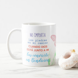 Taza con mensaje - No importa las piedras... Kaffemugg