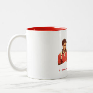 Taza con oracion a Carlo Acutis Två-Tonad Mugg