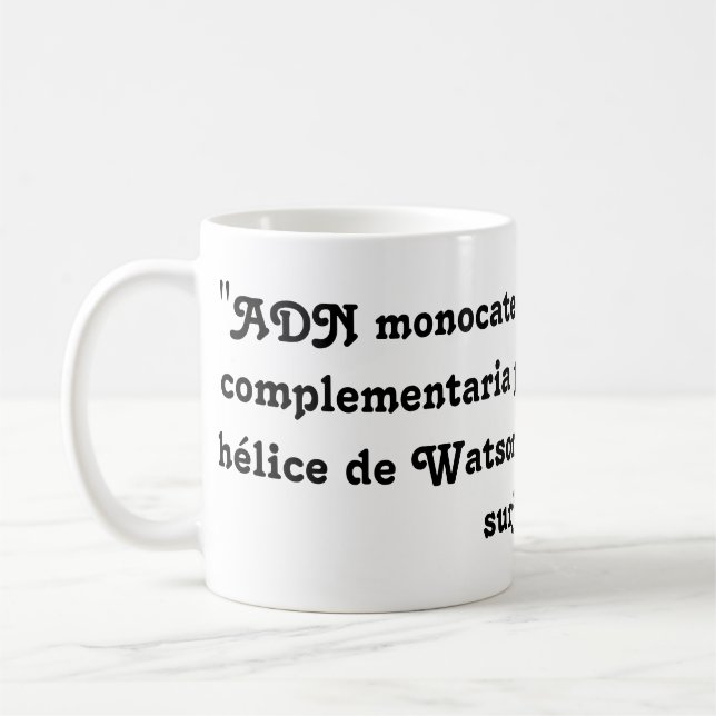 Taza con piropo ADN Kaffemugg (Vänster)