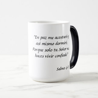 Taza con texto bíblico magisk mugg