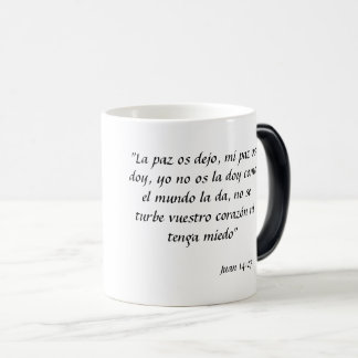 Taza con texto bíblico magisk mugg