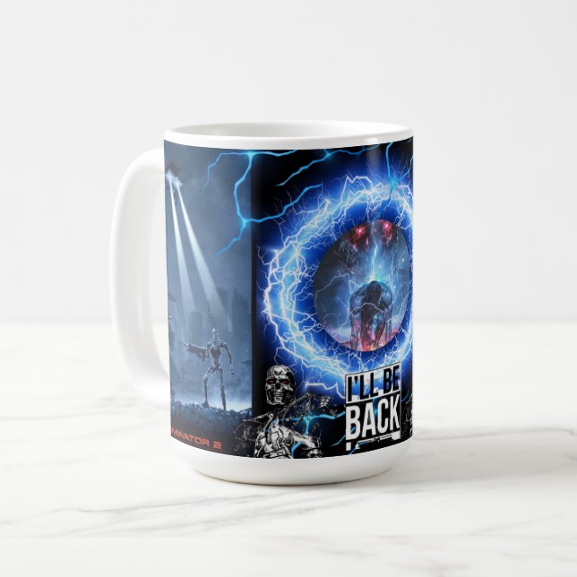 Taza de 15 onz  Diseño exterminador Kaffemugg (Framsida vänster)