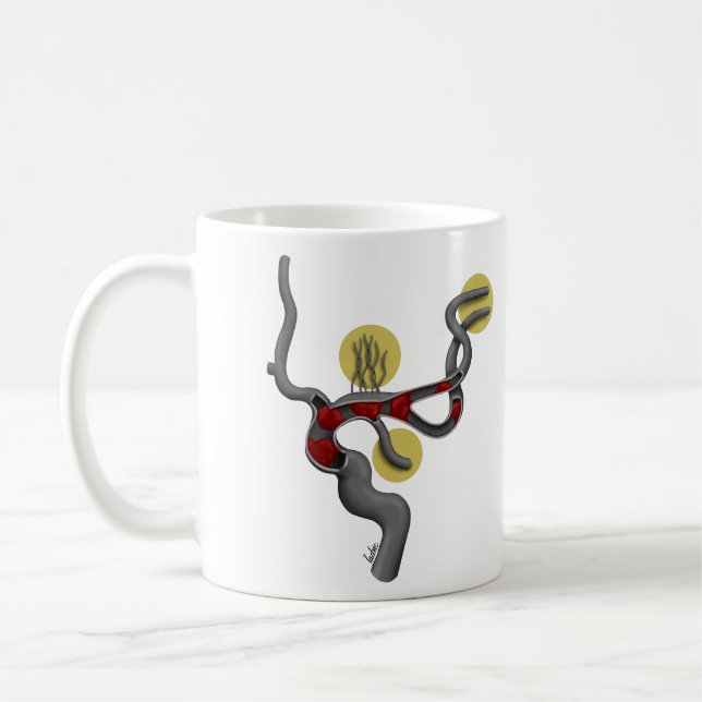 Taza de Arteria Cerebral Media Kaffemugg (Vänster)