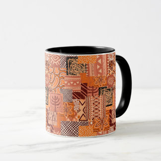 Taza de Cafe African Collage Mugg