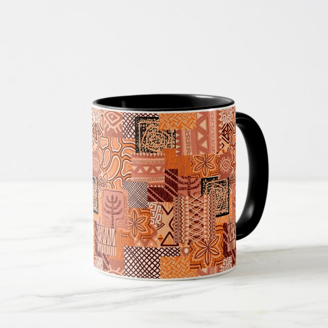 Taza de Cafe African Collage Mugg (Framsida höger)