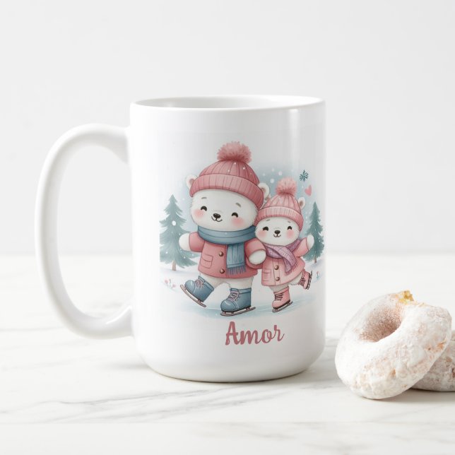 Taza de Café Amor Kaffemugg (Med munk)
