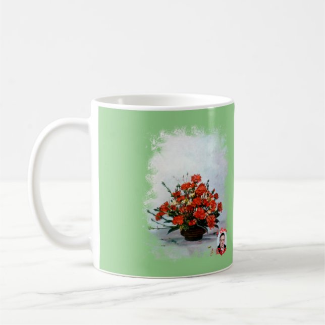 Taza de Café Bodegón de flores Kaffemugg (Vänster)