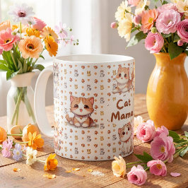 Taza de café Cat Mama Kaffemugg