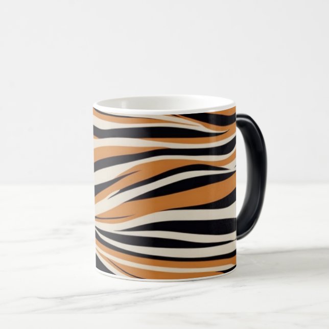 Taza de café clásica estilo de tigre  magisk mugg (Framsida höger)