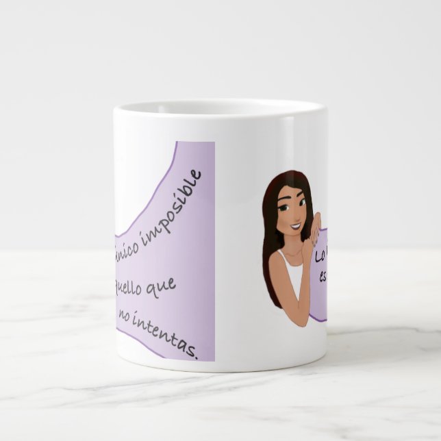 taza de Café con frases inspiradoras Jumbo Mugg (Framsidan)