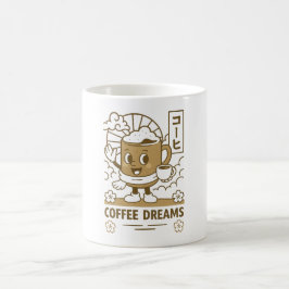 taza de cafe de estilo japones, coffi kaffemugg