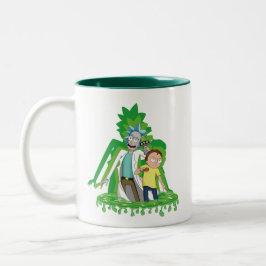 Taza de café - Diseño de Rick y Morty Två-Tonad Mugg