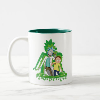 Taza de café - Diseño de Rick y Morty Två-Tonad Mugg