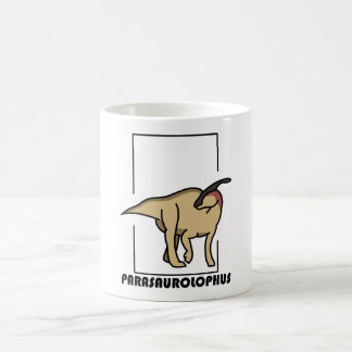 Taza de café diseño dinosaurio Parasaurolophus Kaffemugg