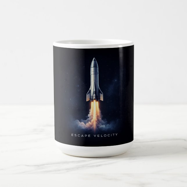 Taza De Café Escape Velocity Rocket Mug Kaffemugg (Center)