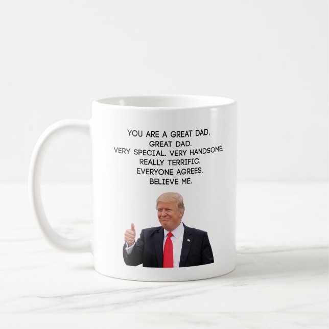 Taza de café feliz del día de padres de Donald Kaffemugg (Vänster)