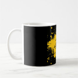 Taza de Cafe +Flow en negro Kaffemugg