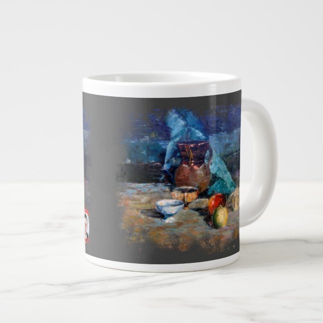 Taza De Café Gigante Bodegón a espátula Jumbo Mugg (Framsida höger)