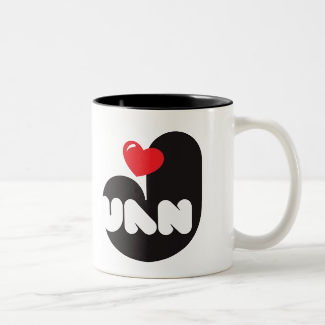 Taza de café Loves Juan Två-Tonad Mugg (Höger)