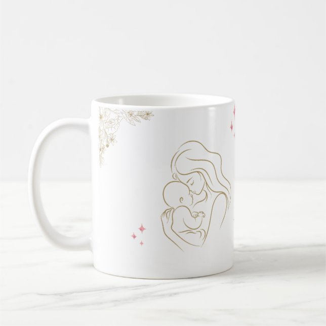Taza De Café Mom’s Love, a Gift from Heaven – Kaffemugg (Vänster)