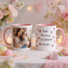 Taza de café Mother's Day personalizable. Mugg