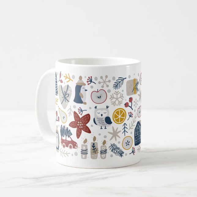 Taza de café Navideña Kaffemugg (Framsida vänster)