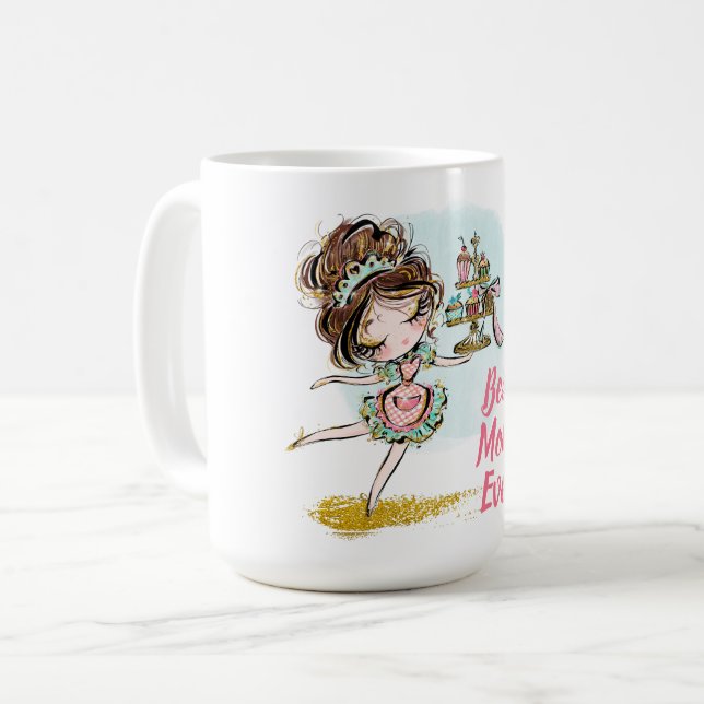 Taza de café para mamá kaffemugg (Framsida vänster)