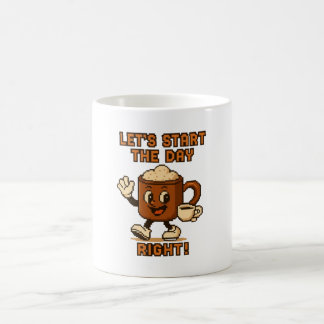 taza de café retro de caffi kaffemugg