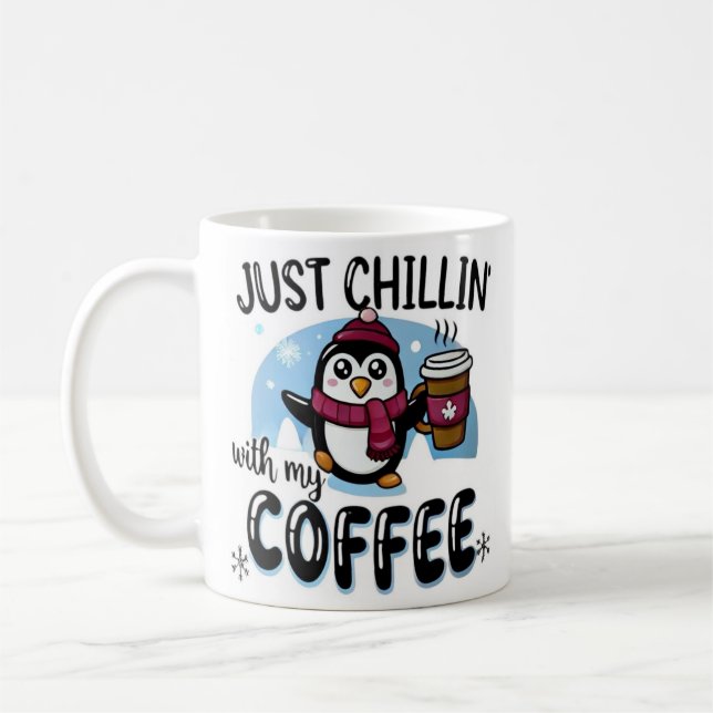 Taza de café - Taza divertida de pingüino Kaffemugg (Vänster)