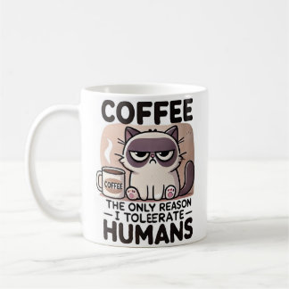Taza de café - Taza divertida gato sarcástico Kaffemugg
