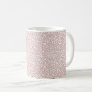 Taza de café - Taza floral minimalista rosada Kaffemugg