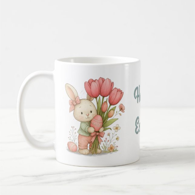 Taza De Café Taza Happy Easter para café Kaffemugg (Vänster)