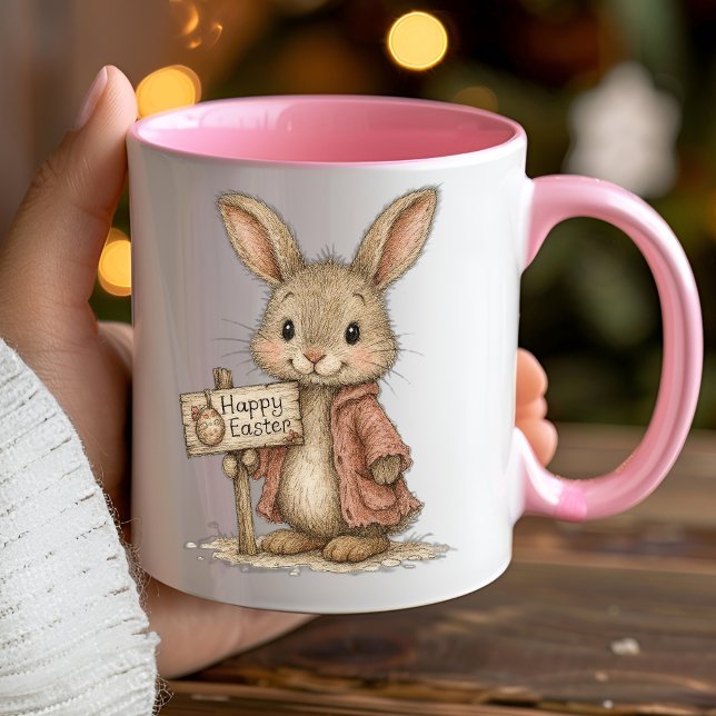 Taza De Café Taza Happy Easter para café Mugg (Skapare uppladdad)