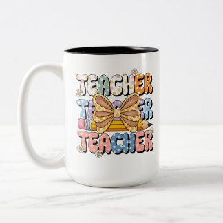 Taza de cafe Teacher  Två-Tonad Mugg