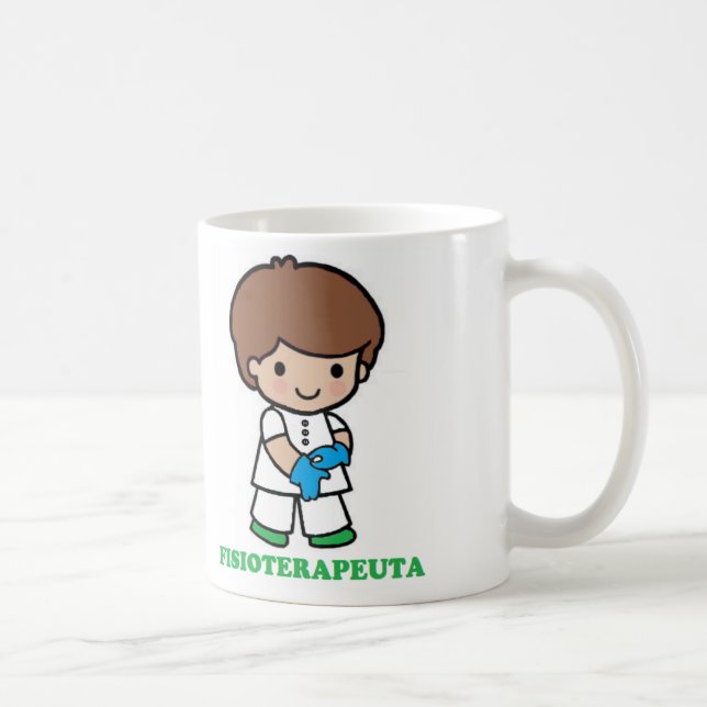 Taza de chico fisioterapeuta kaffemugg (Höger)