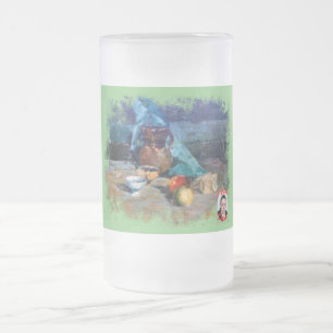 Taza De Cristal Esmerilado Bodegón a espátula Frostat Ölglas