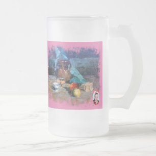 Taza De Cristal Esmerilado Bodegón a espátula Frostat Ölglas
