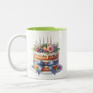 Taza de cumpleaños  Två-Tonad mugg