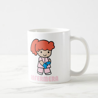 Taza de enfermera con guantes kaffemugg