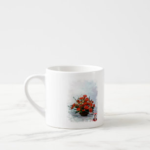 Taza de Espresso Bodegón de flores Espressomugg